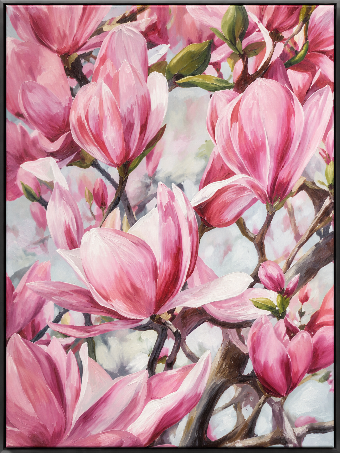 Handcrafted floral textile detail